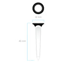 ゴルフティー TOUR TEE MINI 45mm 6本セット 高耐久 紛失防止 ショートティー ゴム素材 飛距離アップ ディボットツール T-496