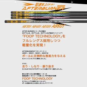 TRPX アフターバーナー AFTERBURNER AB301 AB401 AB501 AB601 フープテクノロジー採用 単品販売不可 リシャフト時工賃別途必要