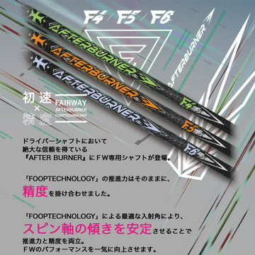 Taylormade テーラーメイド Qi4D Qi35等 FW スリーブ付きシャフト TRPX AFTERBURNER FAIRWAY アフターバーナー F4 F5 F6 FOOP TECHNOLOGY FW用 カーボンシャフト