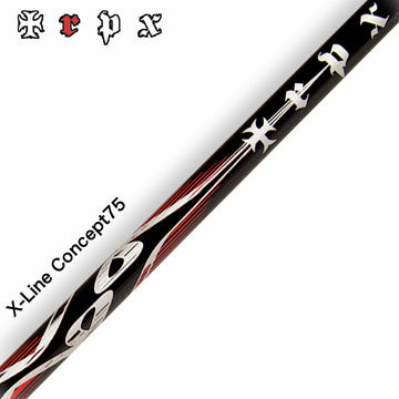 TRPX エックスラインコンセプト75 シャフト X-line Concept 75 重量級 パワーヒッター向け リシャフト時工賃別途必要