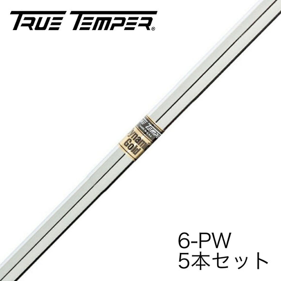 トゥルーテンパー ダイナミックゴールド アイアン用シャフト 6-PW 5本セット TRUETEMPER Dynamic Gold ツアープロ絶賛 定番スチールシャフト