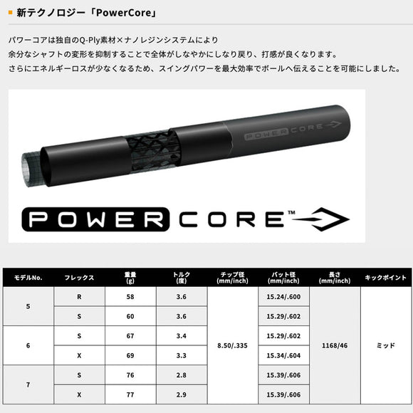 6月11日発売予定 USTマミヤ LIN-Q PowerCore RED リンク パワーコア レッド 高安定 ウッド用 日本仕様 単品販売 リシャフト工賃別途必要