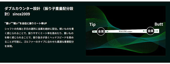 PING ピン G440 FW スリーブ付シャフト GRAVITY グラビティー WACCINE compo GR451 FW