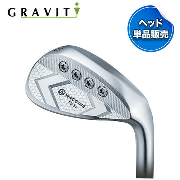 WACCINE comp TS-31 Wedge ウェッジ 軟鉄鍛造 重量調整機能搭載 バンカー アプローチ 劇的に変わる 高精度ショートゲーム 専用 ウェッジ ヘッド単品販売