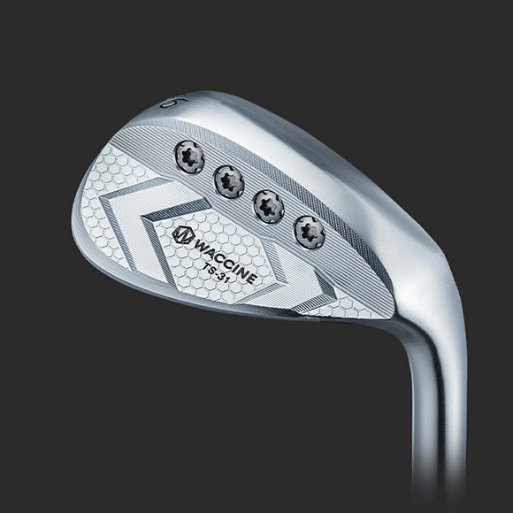 WACCINE comp TS-31 Wedge ウェッジ 軟鉄鍛造 重量調整機能搭載 バンカー アプローチ 劇的に変わる 高精度ショートゲーム 専用 ウェッジ ヘッド単品販売