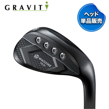 WACCINE comp TS-31 Wedge Black ウェッジ 黒IP仕上げ 軟鉄鍛造 重量調整機能搭載 操作性 抜けの良さ 進化した セミキャビティ ウェッジ ヘッド単品販売