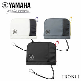 ヤマハ YAMAHA 2025年モデル プロレプリカ アイアンカバー Y25HIP 合成皮革 PU メンズ ゴルフ用品 カラビナ付き クラブ保護 シンプル 音叉マーク 刺繍ロゴ