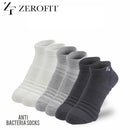 イオンスポーツ ゼロフィット ZEROFIT アンチバクテリアソックス ショートカット 男女兼用 抗菌防臭 日本製 25~27cm