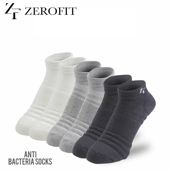 イオンスポーツ ゼロフィット ZEROFIT アンチバクテリアソックス ショートカット 男女兼用 抗菌防臭 日本製 25~27cm